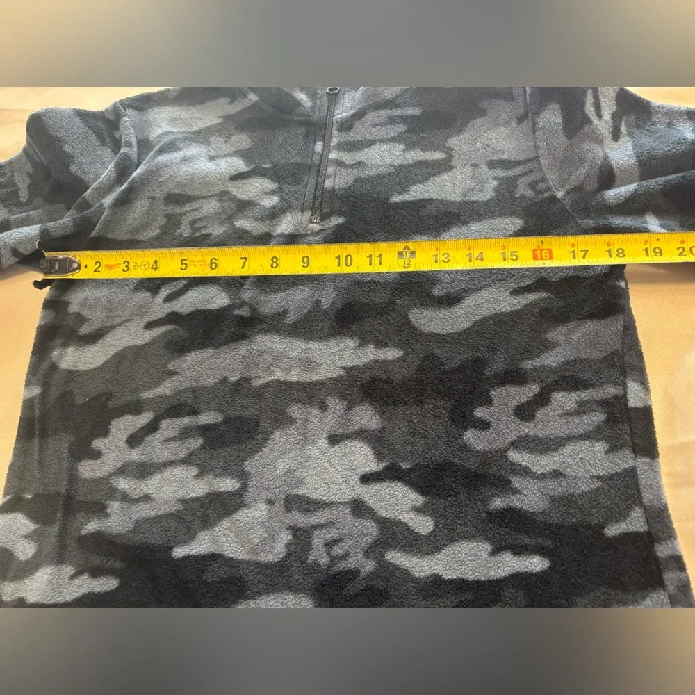 Place Kids Black‎ and Gray Camouflage Sweater 1/4 Zip